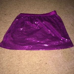 Girls sequence skirt